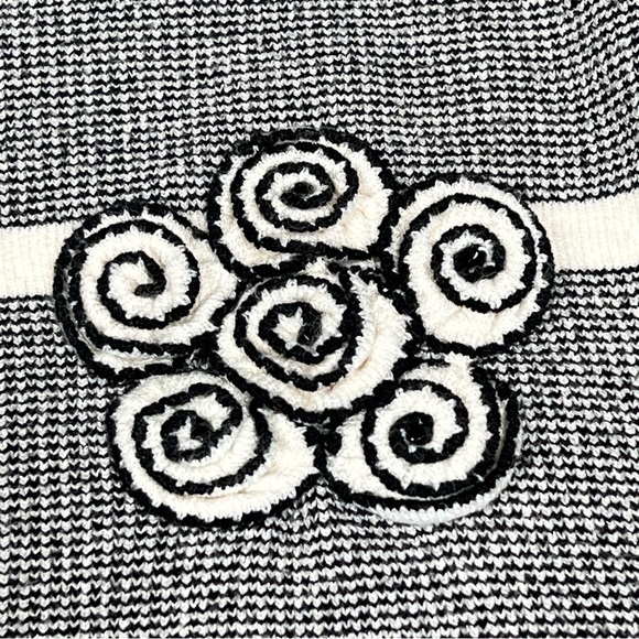 JONES NEW YORK Woman Long Sleeve Black White Sweater Top Sz 2X - Picture 4 of 16